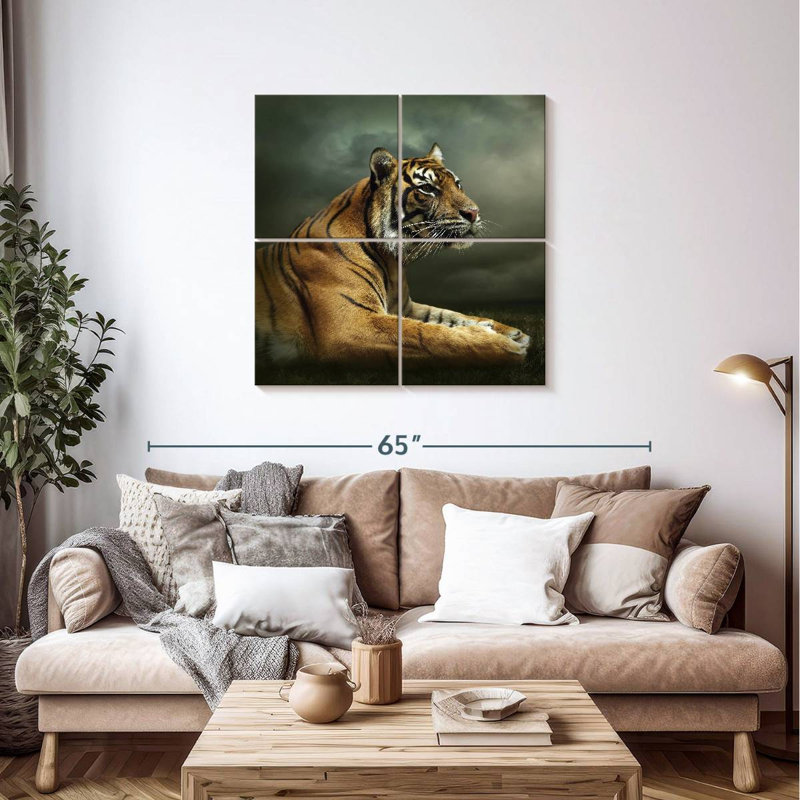 Brampt Stoic Tiger, 38'' H x 38'' W
