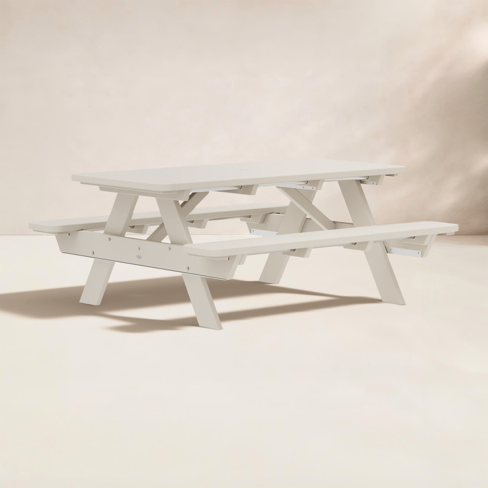 POLYWOOD Park 72" Picnic Table, Sand