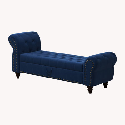 64.5"Indoor Chaise Lounge with Storage