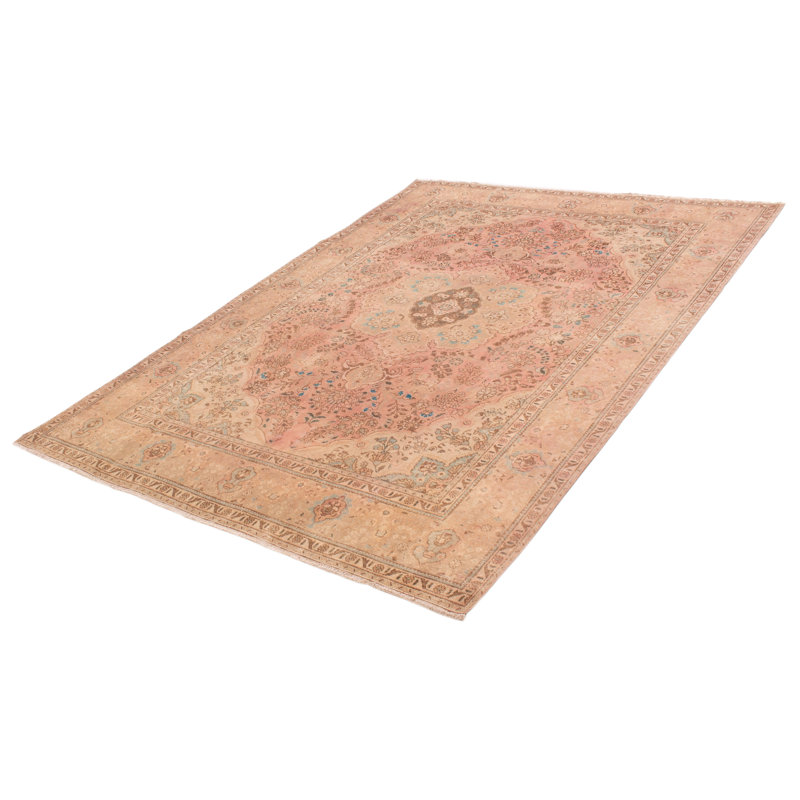 Tapis unique en laine de style années 1990 8 pi x 11 pi 3 po Wilhelminia