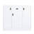 Pagan White High Gloss Finish Server