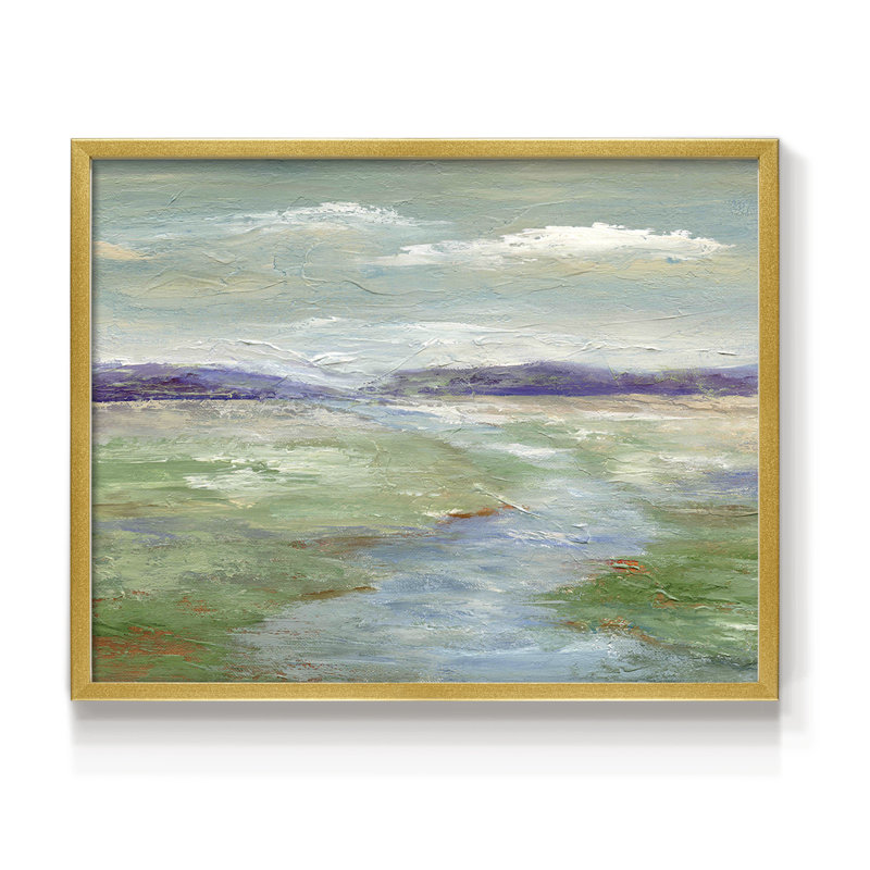 «Meadow Stream I», reproduction encadrée, H 22 po x l 28 po