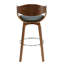 Tabouret de bar rotatif 28,74 po Lirette-1597150587