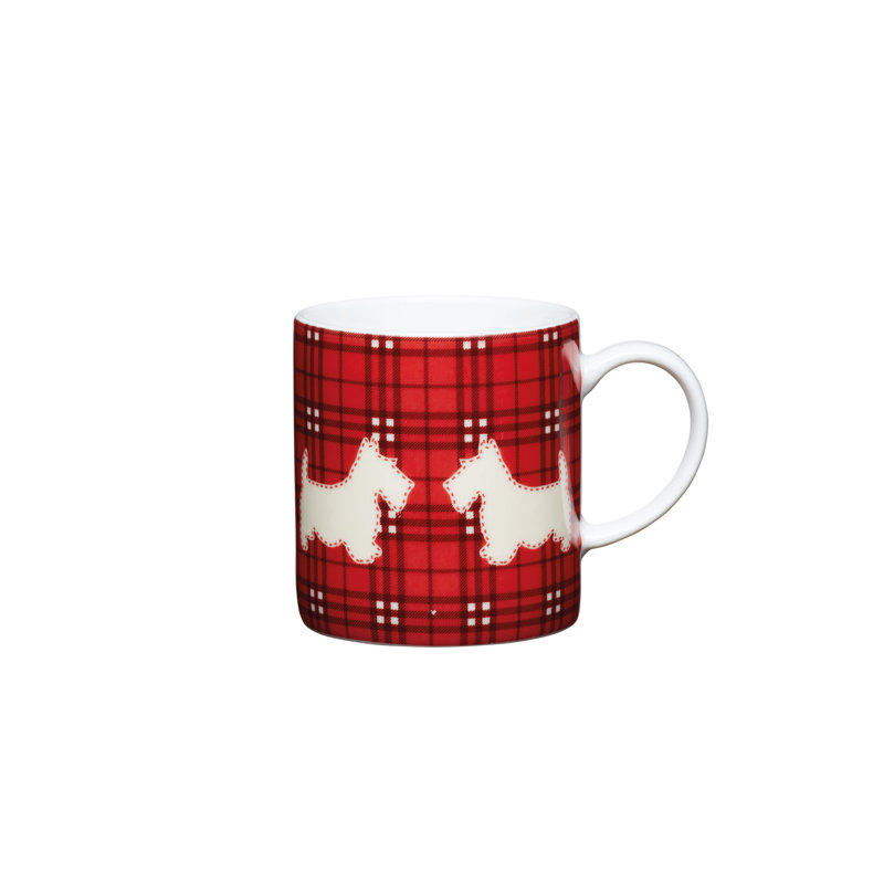 KitchenCraft 80ml Porcelain Scottie Dog Espresso Cups
