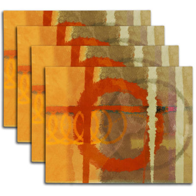 Napperon abstrait en polyester
