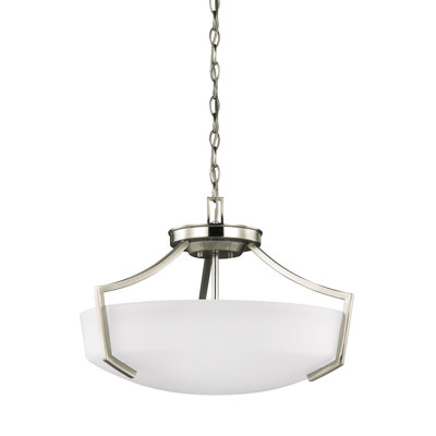 Hanford Three Light Ceiling Convertible Pendant from Generation Lighting 