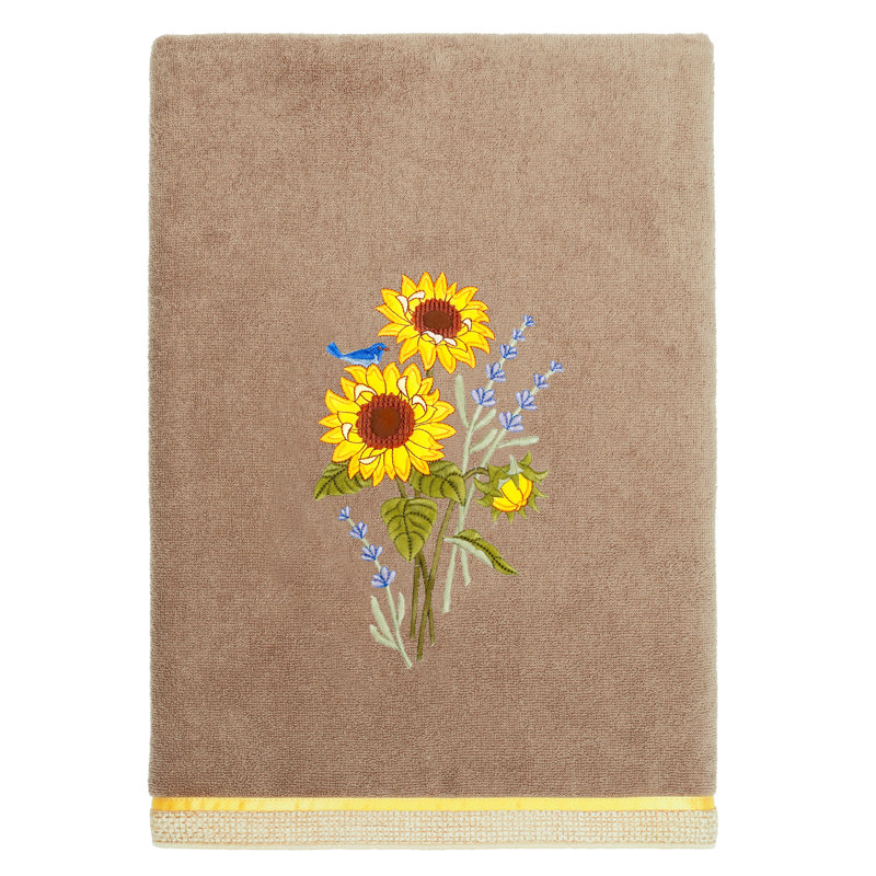 4 Piece 100% Turkish Cotton Towel Set, Cocoa