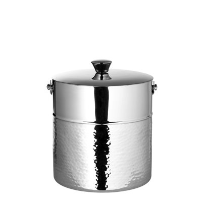 Nassau Stainless Steel Silver Ice Cube Bucket