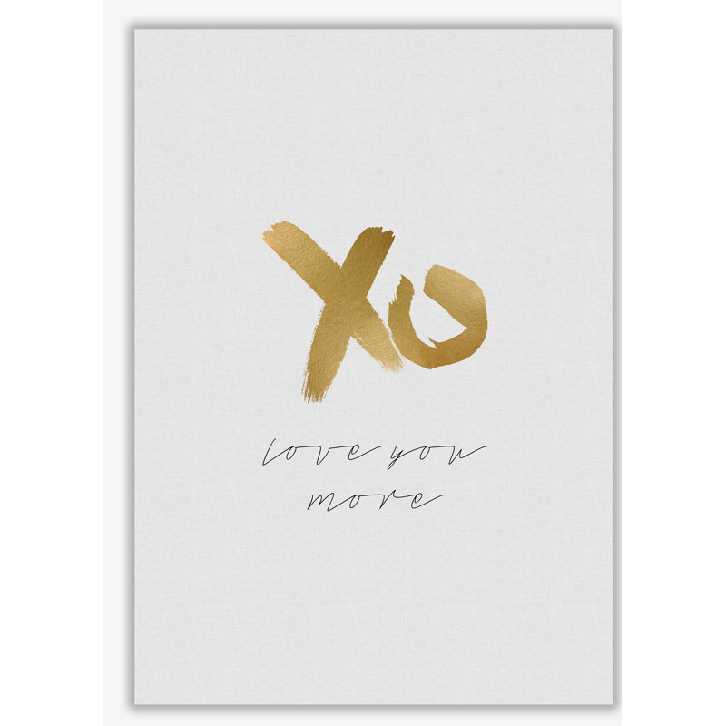 Love You More - Print, No Frame, 42 cm H x 30 cm W x 1 cm D