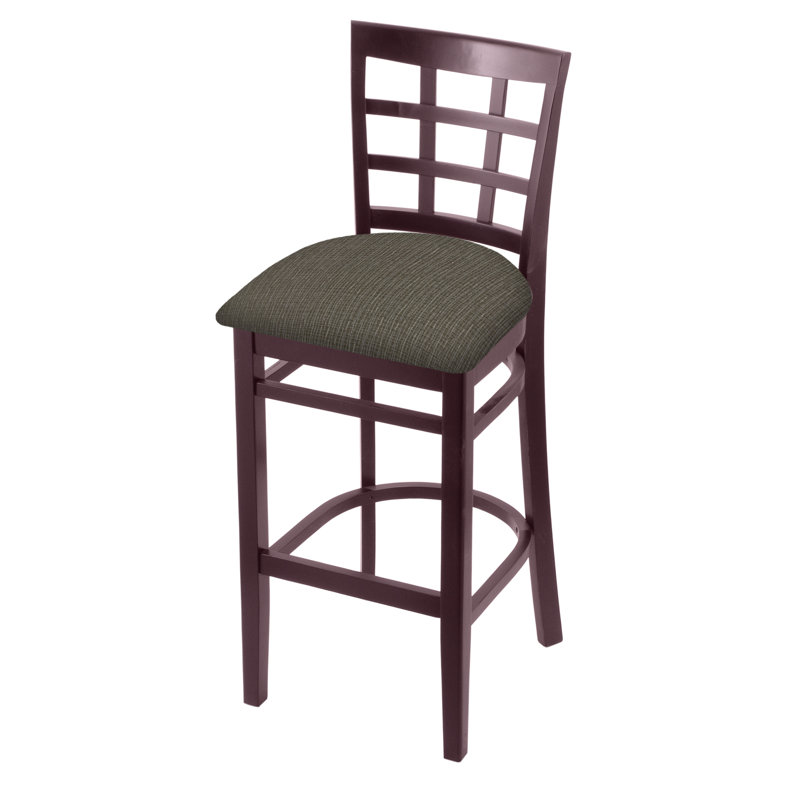 Tabouret, Cerise foncée, Calice graphique, Tabouret de bar (siège de 30 po de hauteur)
