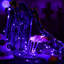 Lumières mauves d'Halloween