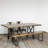 Monarch Solid Wood Top Metal Base Dining Table-18107911-18107920