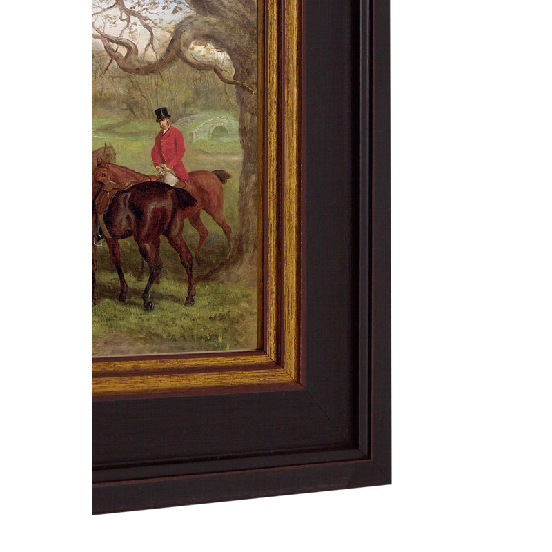 Hunting Scene - Single Picture Frame Painting on Canvas