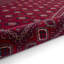 Dubai area rug Machine Woven Rectangle Red-93557178