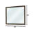Aust Wood Flat Wall Mirror