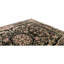 High-Quality Hand-Knotted Black Area Rug