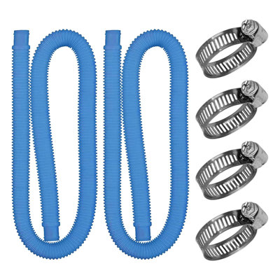 water pipes Set Of 1.25 Pool Hose 39 Long Accessory Pool Pump Replacement Hose Above Ground Pool Filter Pump Uses 38mm Diameter Hose