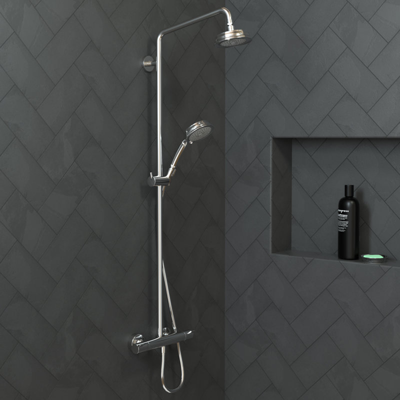 Croma Multi Function Handheld Shower Head, Chrome