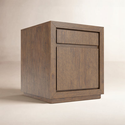 Chris 23'' H Solid Wood Filing Cabinet