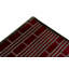 Wool Geometric Area Rug in Red