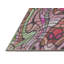 Tapis rose/vert à motifs-472352351