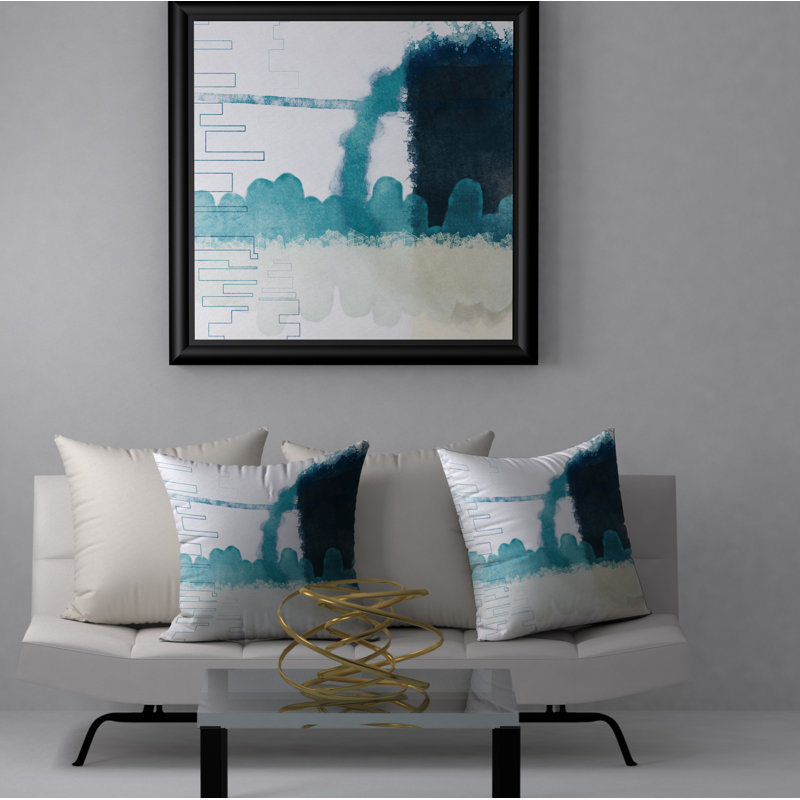 Housse de coussin carrée/insert, 20 po X 20 po