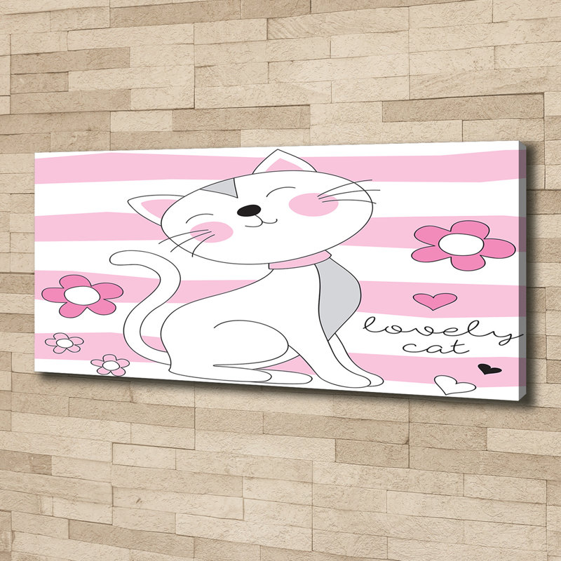 White Cat - Wrapped Canvas Print