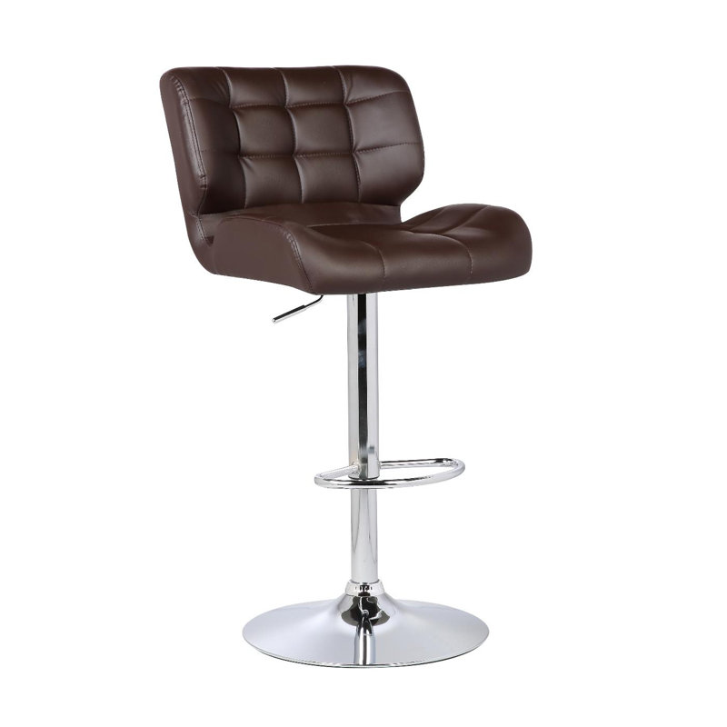 Tabouret de bar pivotant Blanchette, Brun