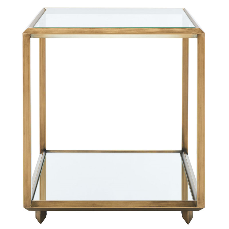 Florabella Glass End Table