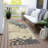 Machine Washable Indoor/Outdoor Xhevrie Paprika Rug-2096421684
