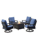 Desaray Outdoor 6 - Piece Conversation Set