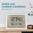 Atomic Digital Wall Clock with Temperature & Forecast-1005694392