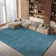 Jiang Shag Turquoise Area Rug