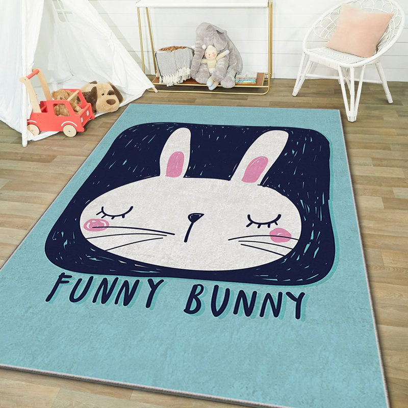 Luxurious Area Carpet (3.3 x 5.9 ft), 100% Polyester, 740 g/m² | Non-Slip Felt Underside, Laminated Sponge for Comfort | Antibacterial, Easy to Clean, Machine Washable | Perfect for Living Room & Bedroom Décor