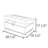 Yeni 28.5" Wide Upholstered Storage Ottoman-224117045