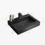 Lavabo intégré à surface solide sans drain ni robinet, brillant-211812217-211812214