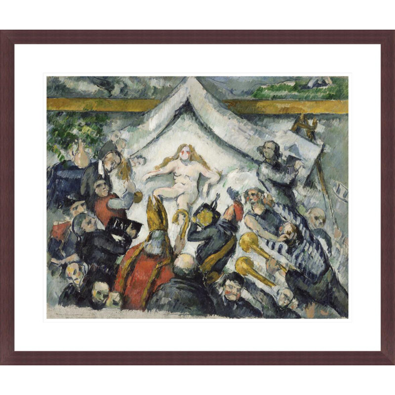«The Eernal Feminine» par Paul Cézanne, impression giclée encadrée, H 23,25 po x l 29,5 po
