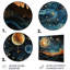 Celestial Astrology Galaxy Collage II - astrologie, art mural en métal-1513838335