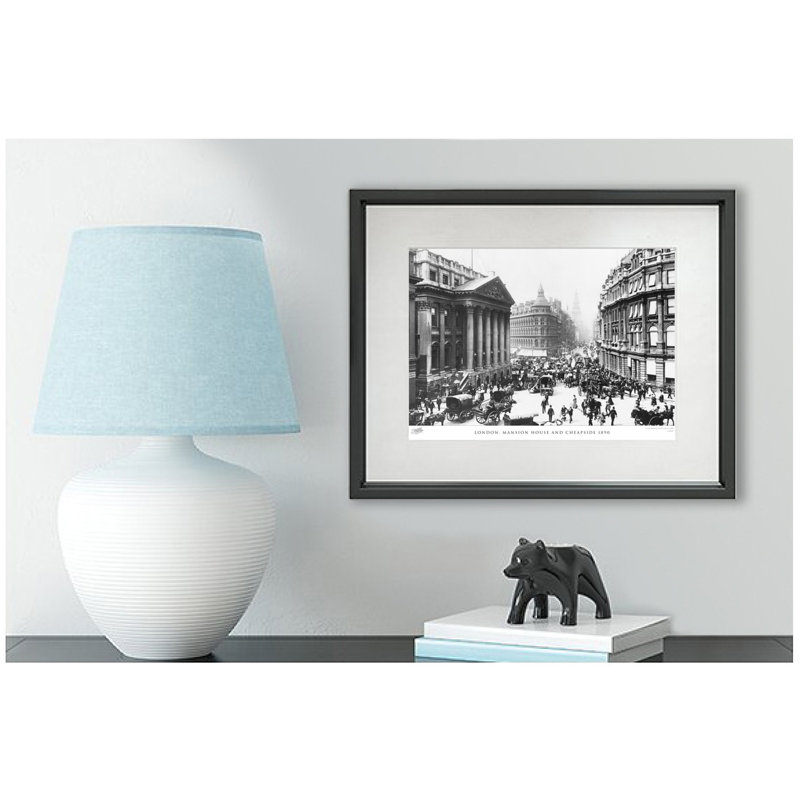London, Mansion House And Cheapside 1890 by Francis Frith - Single Picture Frame Print, 60cm H x 80cm W x 2.3cm D