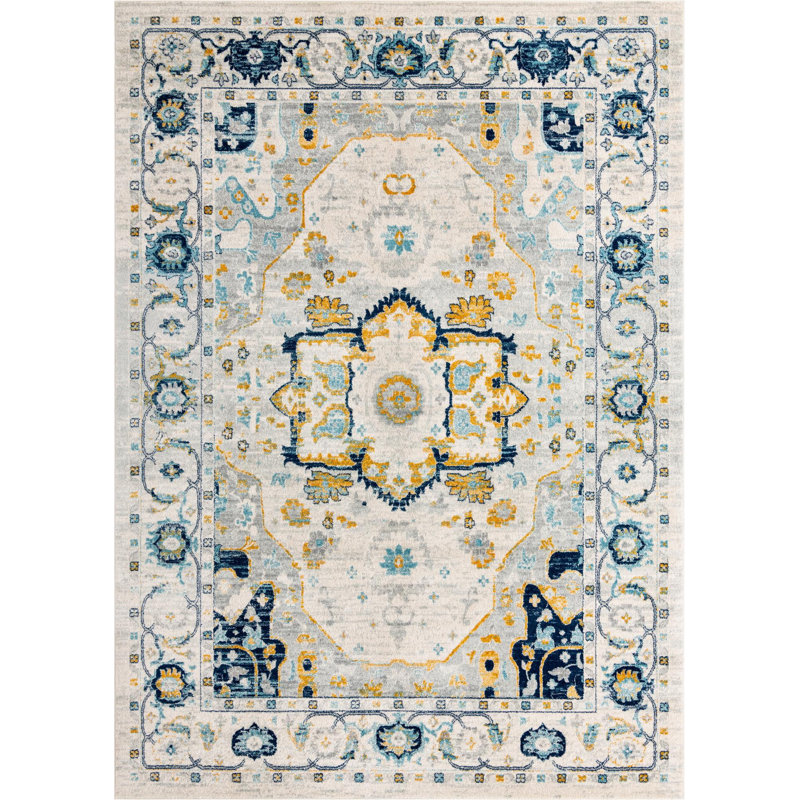 Ikat Indoor Rug, Rectangle 10' x 14'
