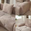 Canapé-lit modulaire en forme de U 135,4 po avec 2 repose-pieds et 4 coussins en tissu taupe-586205059