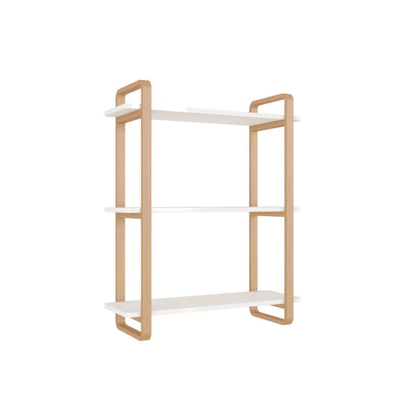Solid Wood Floating Shelves, Wooden Shelves For Wall Decor, Kitchen, Bathroom