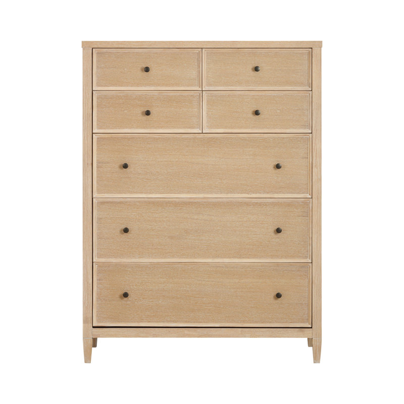 Beecher Whitewashed Oak Wood Chest