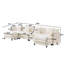 Canapé modulaire en U 140,9 po-453198986