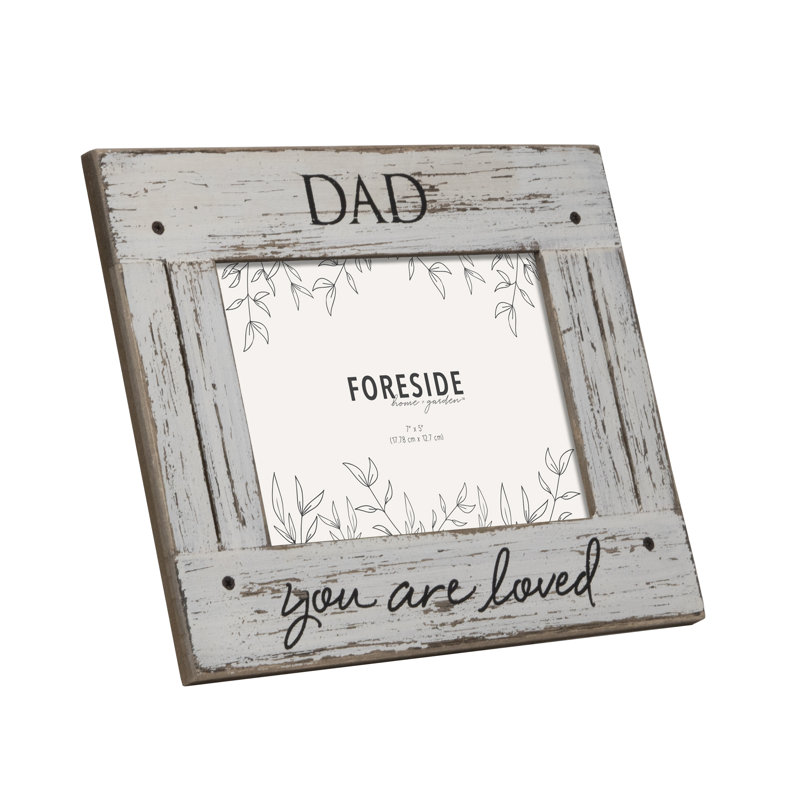 Cream Glass Single Picture Frame
