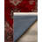Guria Burgundy/Brown Oriental Vintage Look Machine Printed Cotton Chenille Area Rug-1704874202