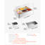 Distributeur de condiments pour comptoir 6 plats avec couvercle