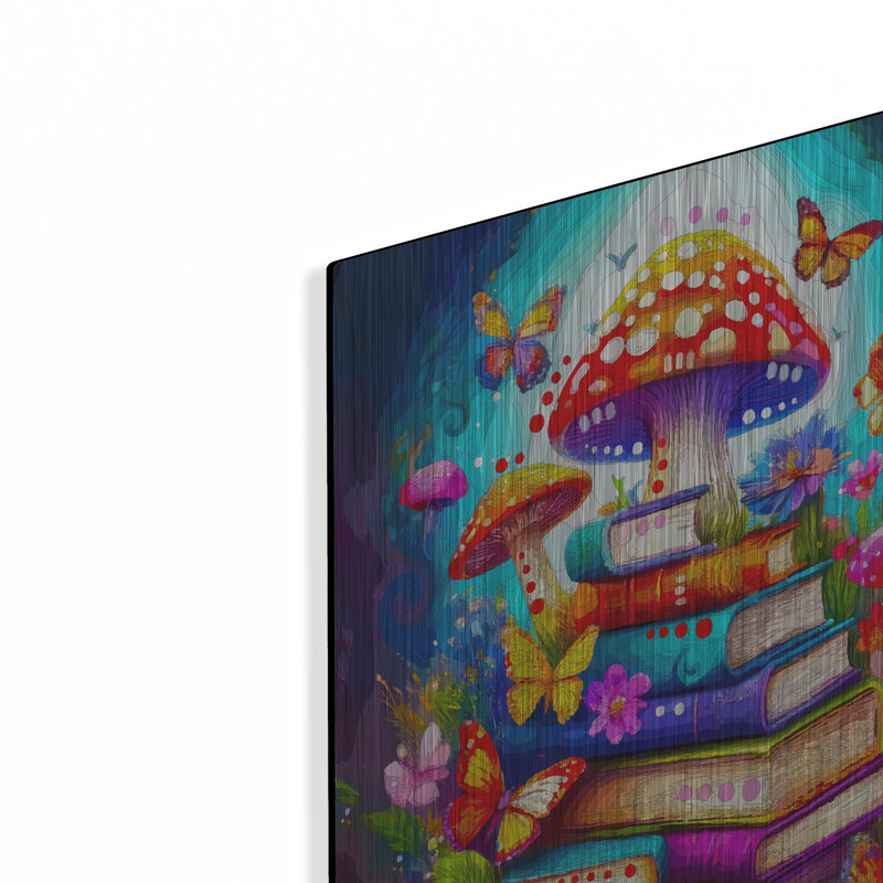 «Livres» par Dean Russo, art mural en métal, 16 po x 24 po, H 24 po x l 16 po