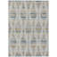 Machine Washable Indoor/Outdoor Xhevrie Linen Rug-111819357