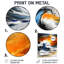 «Abstract Ocean Waves In California II», art mural en métal paysage, impression nautique-1437994945